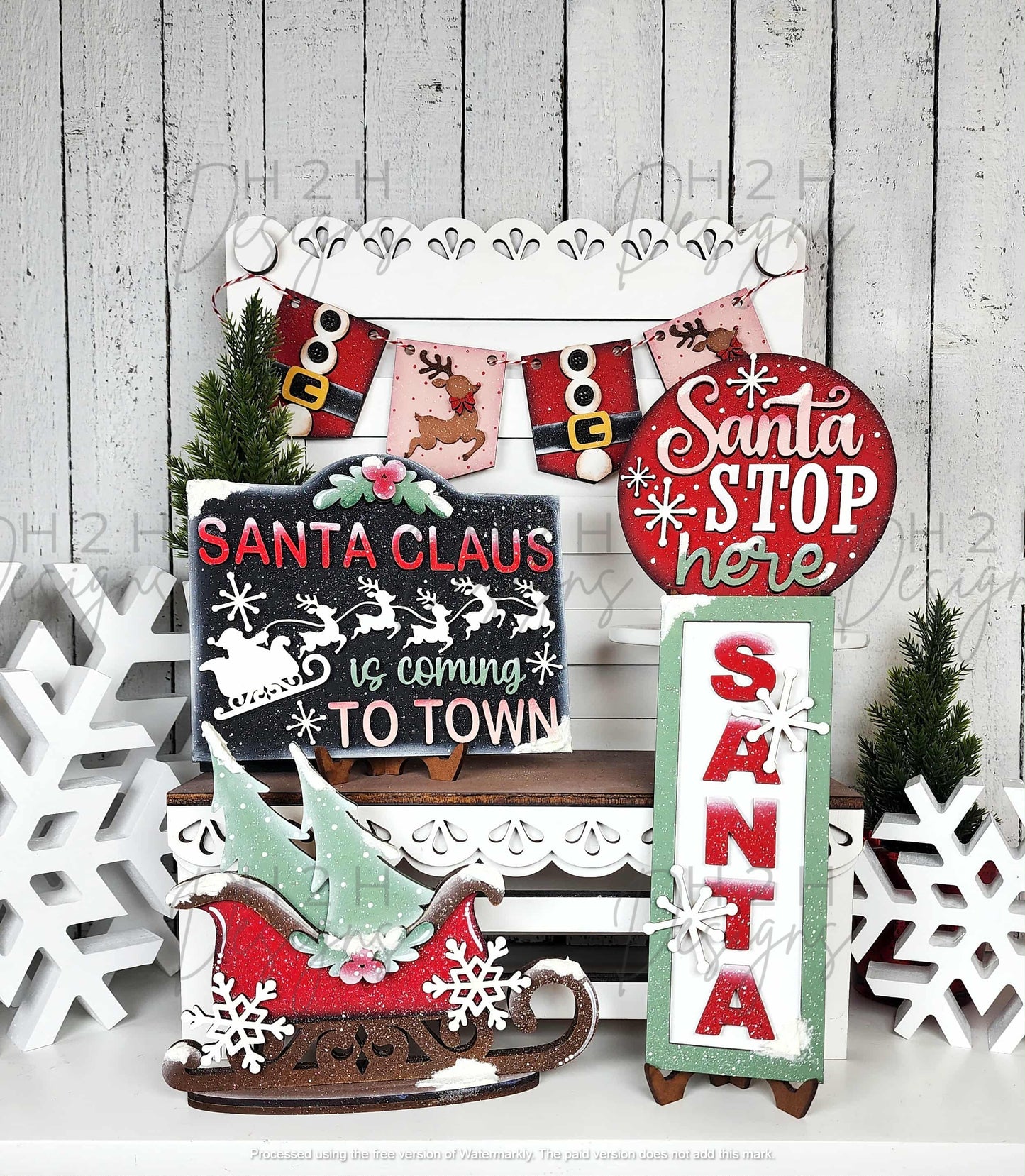 Santa  Decor Set