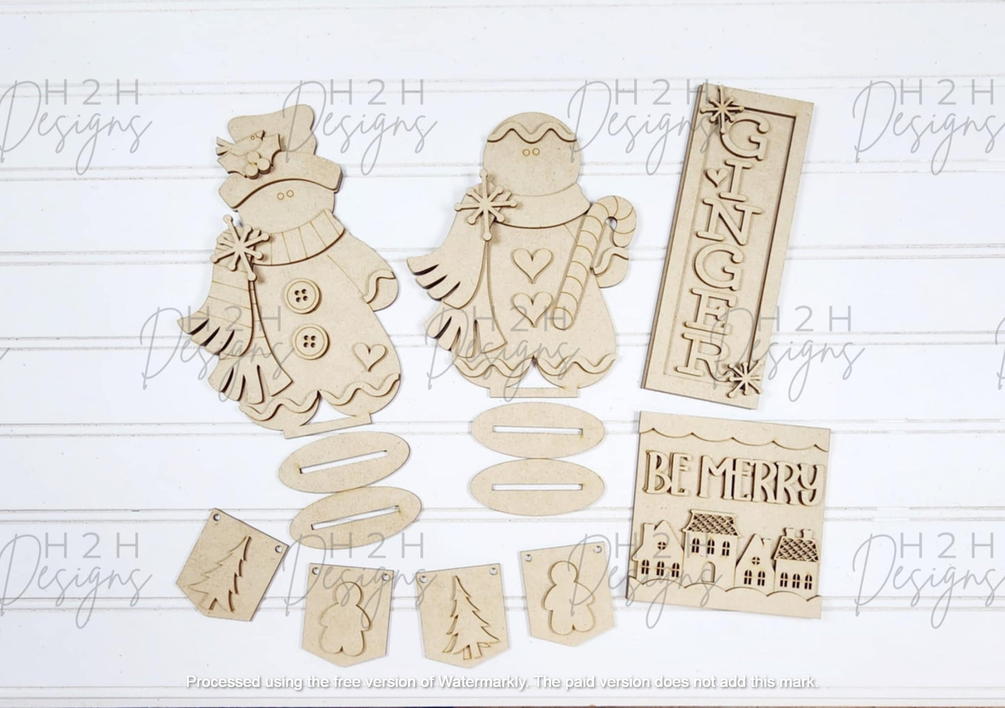 Victorian Gingerbread Decor Set