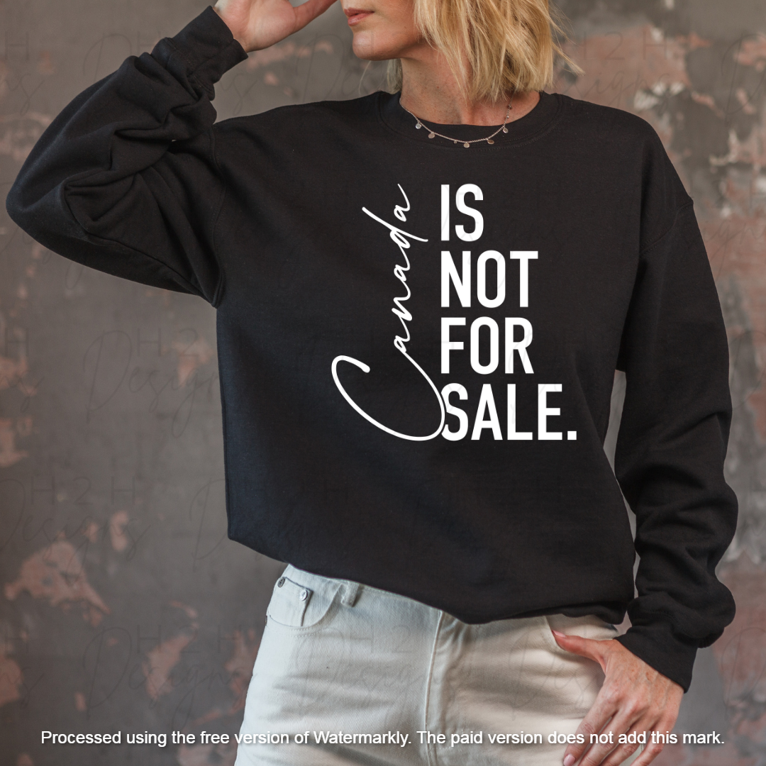 Black Not For Sale Crewneck