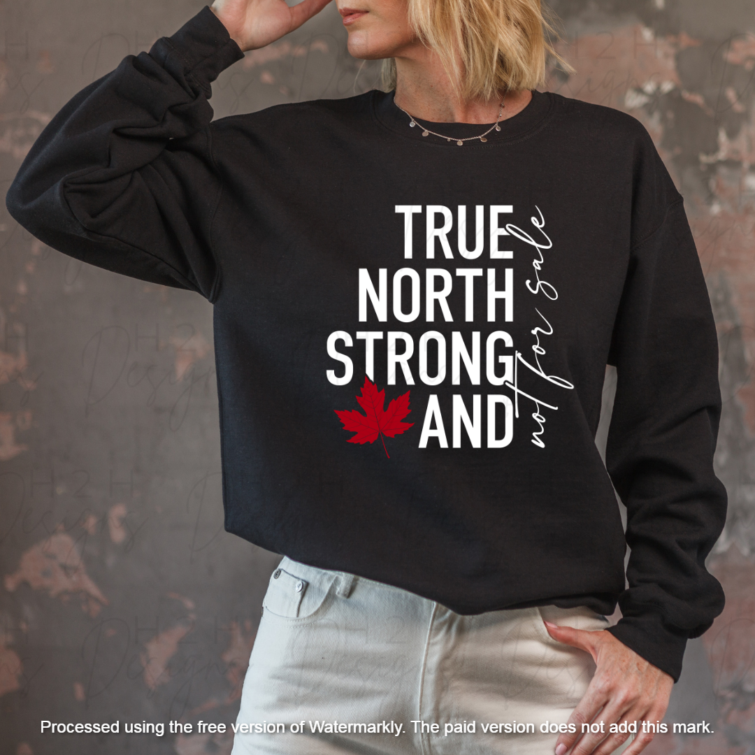 Black True North Crewneck