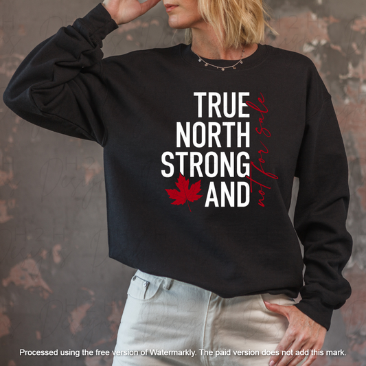 Black True North Crewneck