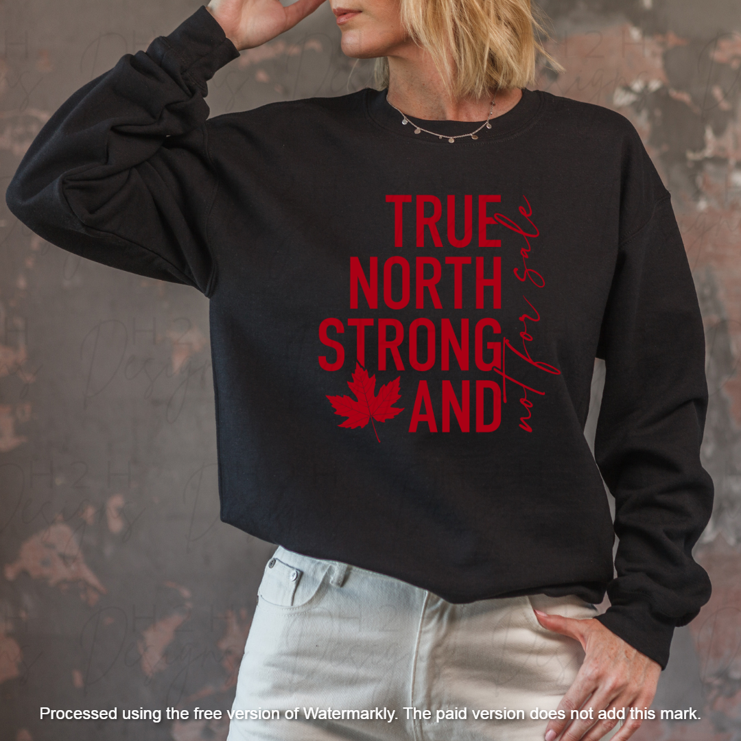 Black True North Crewneck