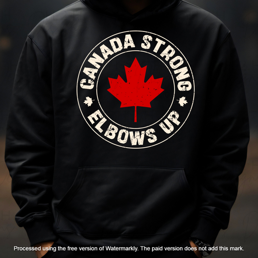 Black Canada Strong Hoodie