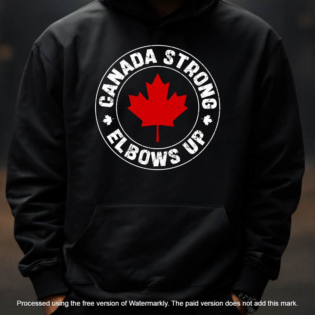 Black Canada Strong Hoodie