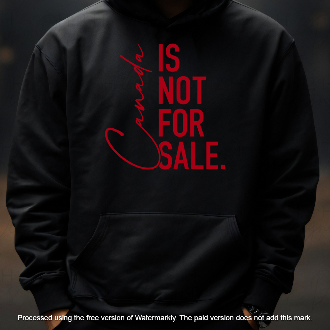 Black Not For Sale Hoodie