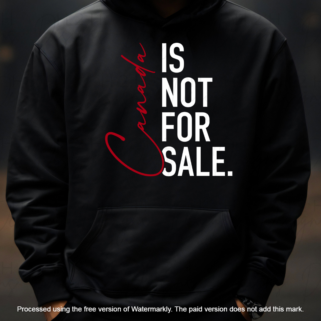 Black Not For Sale Hoodie