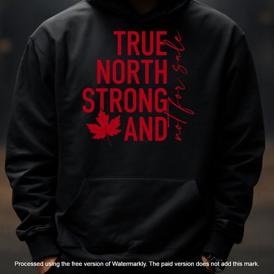 Black True North Hoodie