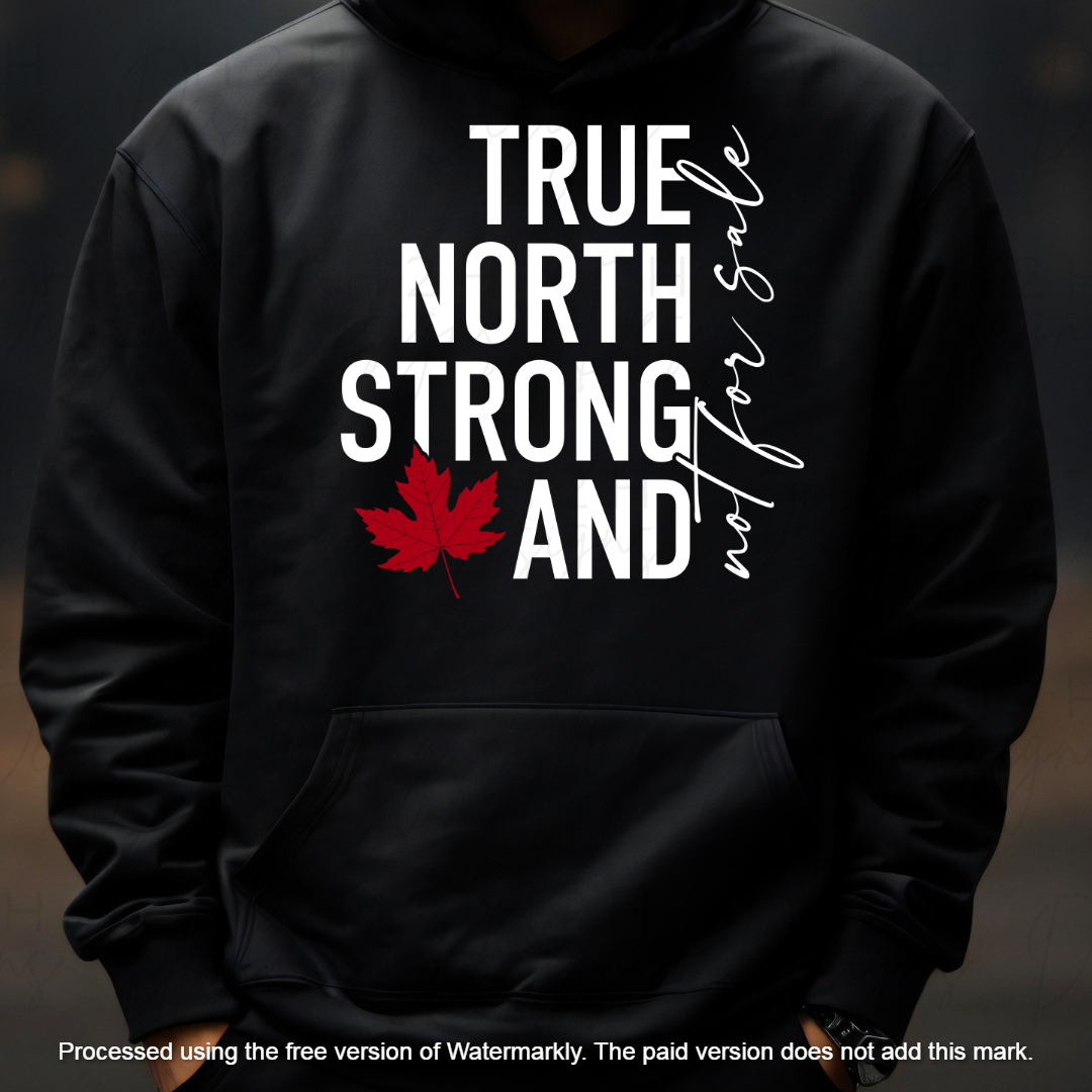 Black True North Hoodie