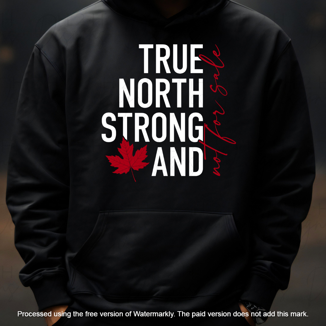 Black True North Hoodie