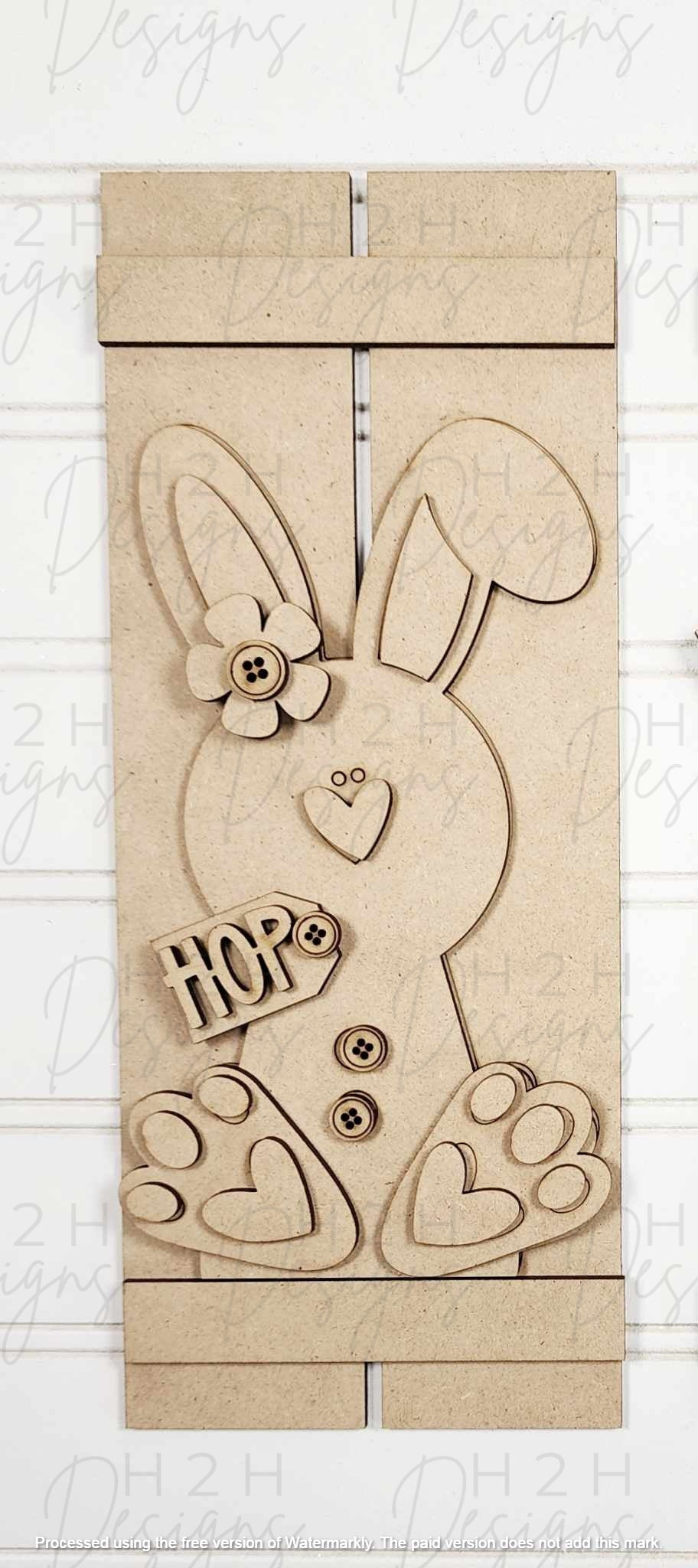 Bunny Pallet Sign Kit of the month