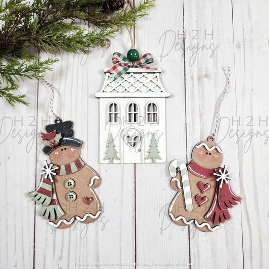 Victorian Gingerbread Ornaments