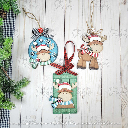 Moose Ornaments