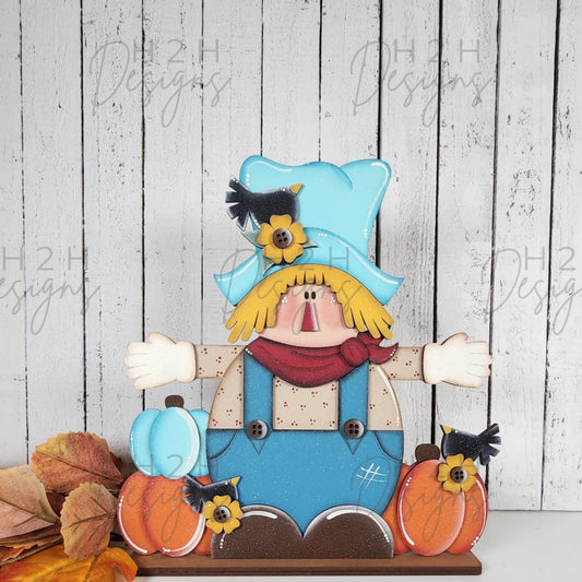 Fall Scarecrow Shelf Sitter