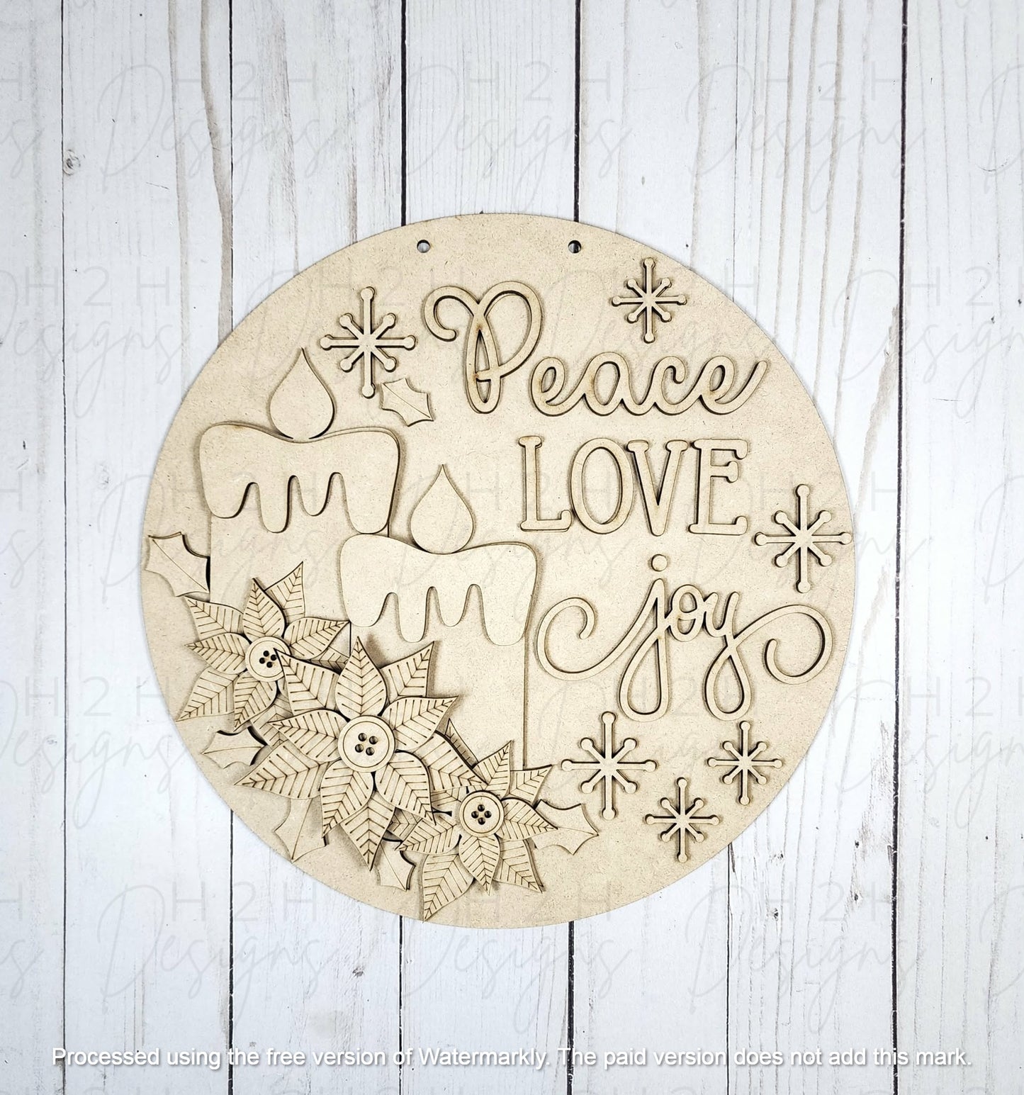 Peace Love Joy Sign Kit