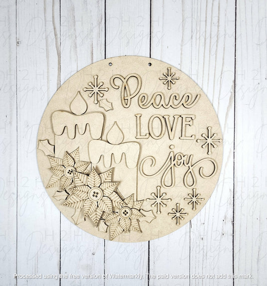 Peace Love Joy Sign Kit