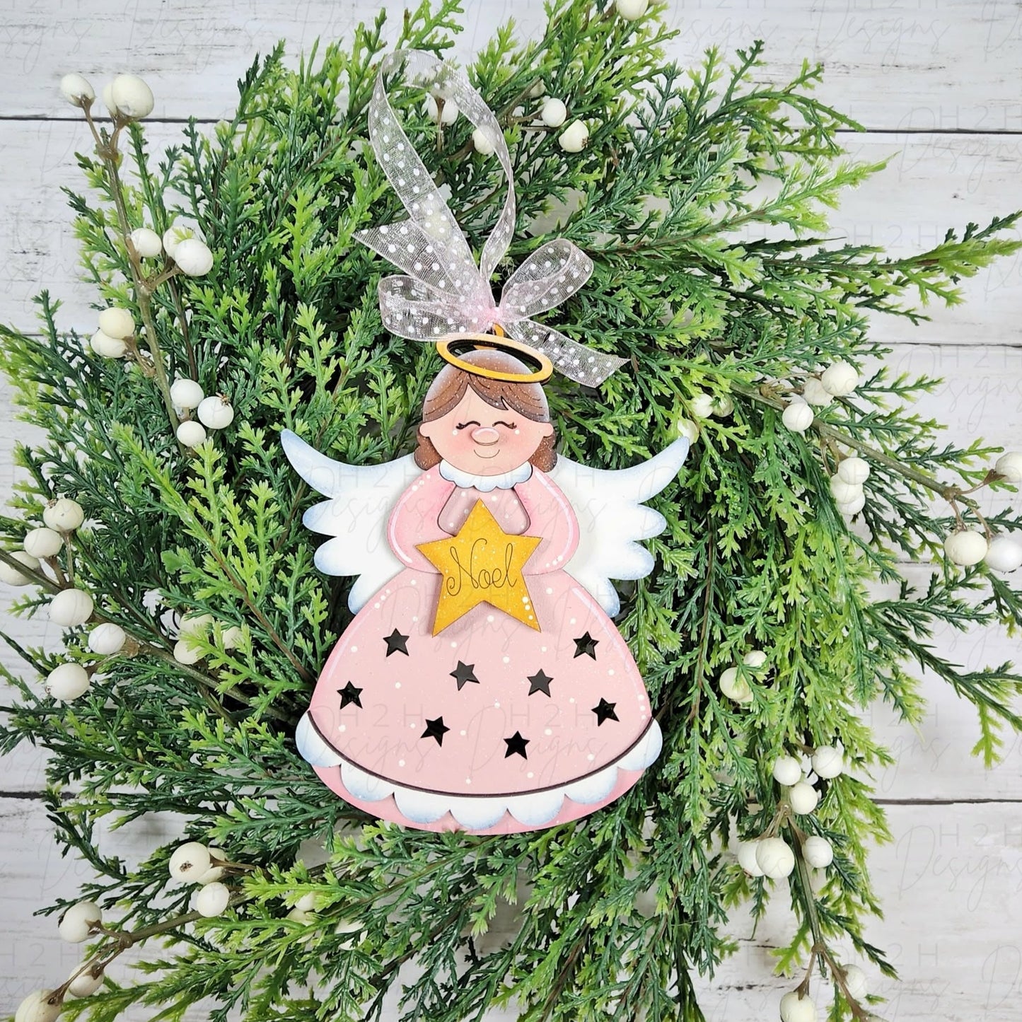 Angel Star Cut-out Ornament