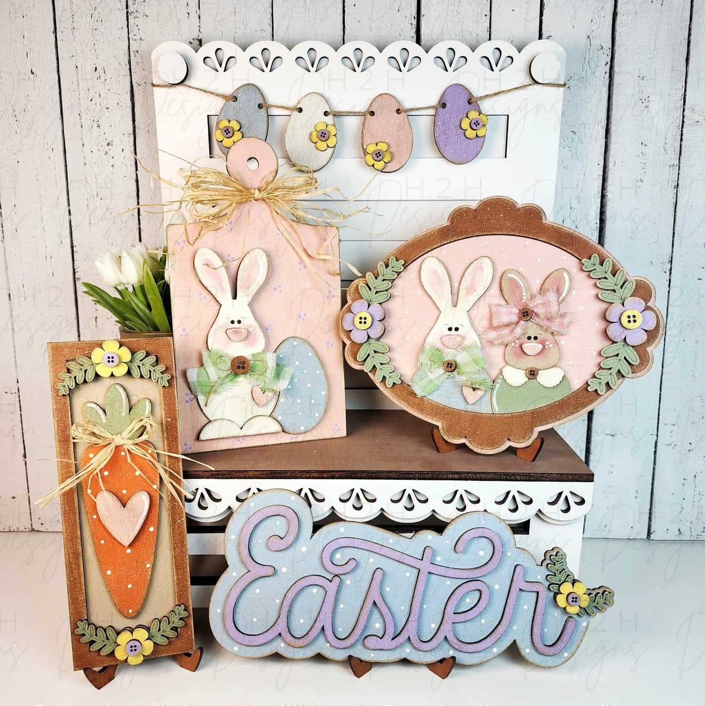 Prim Easter Decor Set