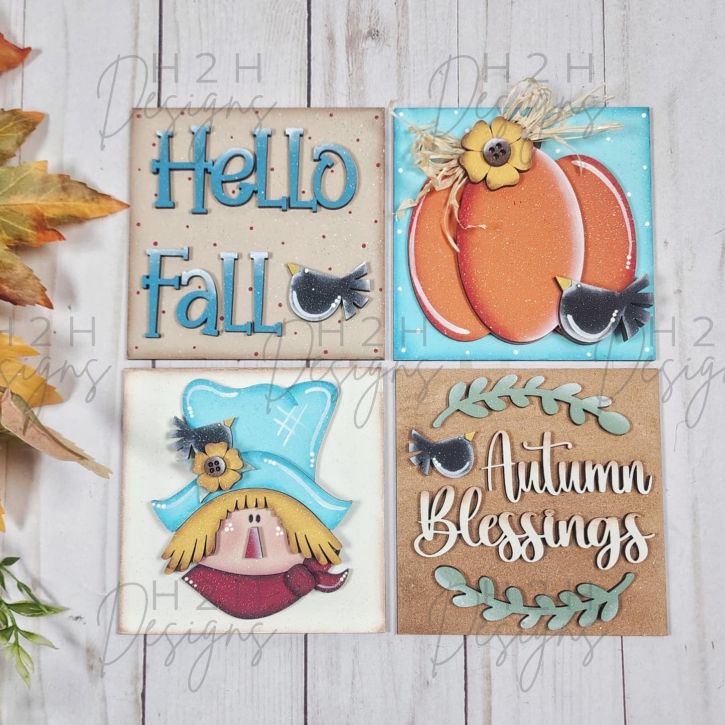Fall Scarecrow Signs