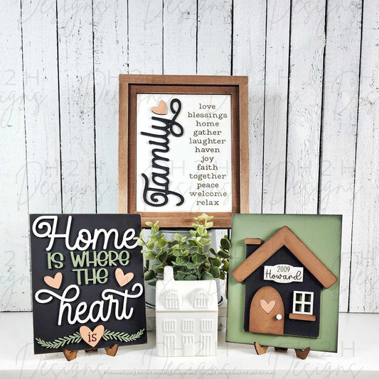 Home Sign Trio Kit of the month