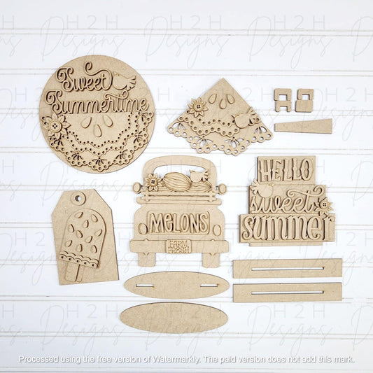 Vintage Watermelon Decor Set