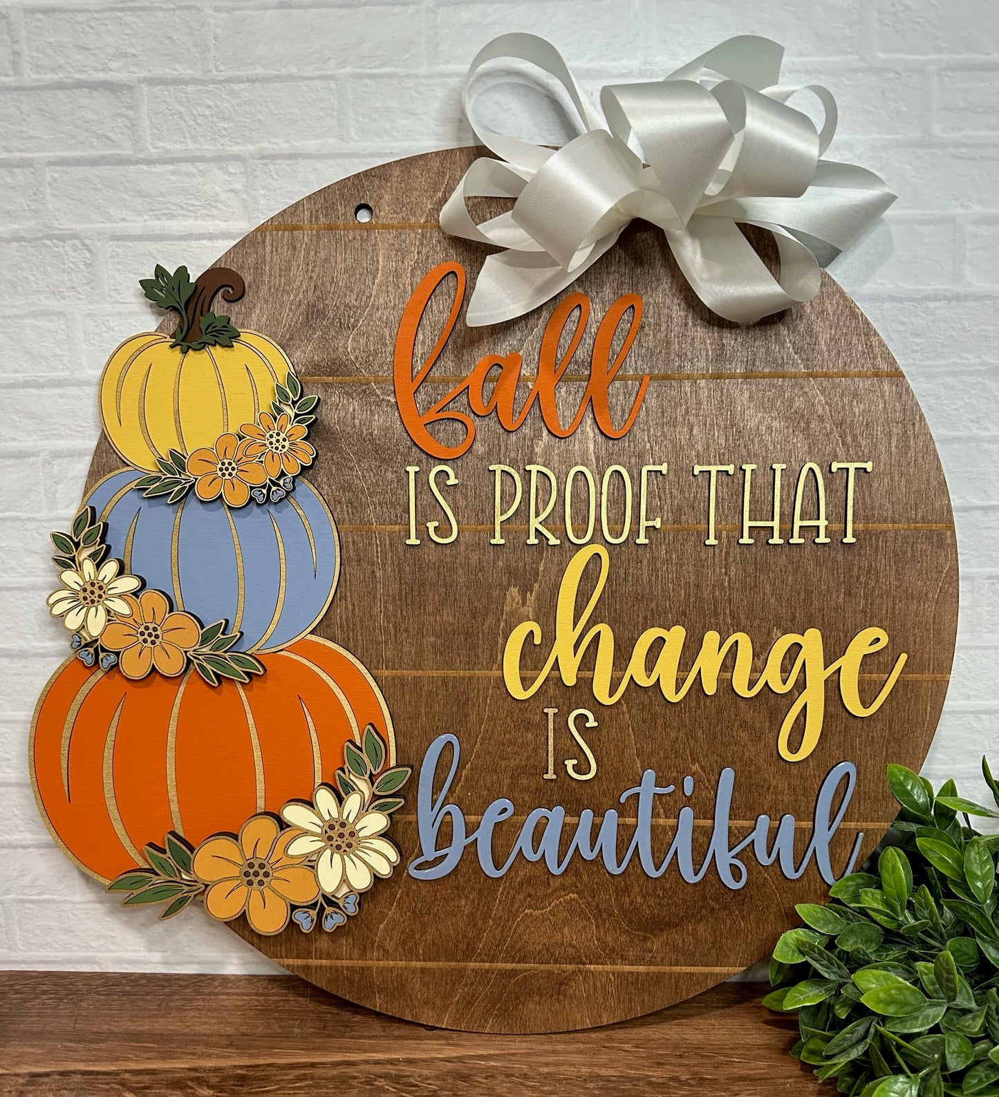 Fall is proof DIY Door Sign Kit