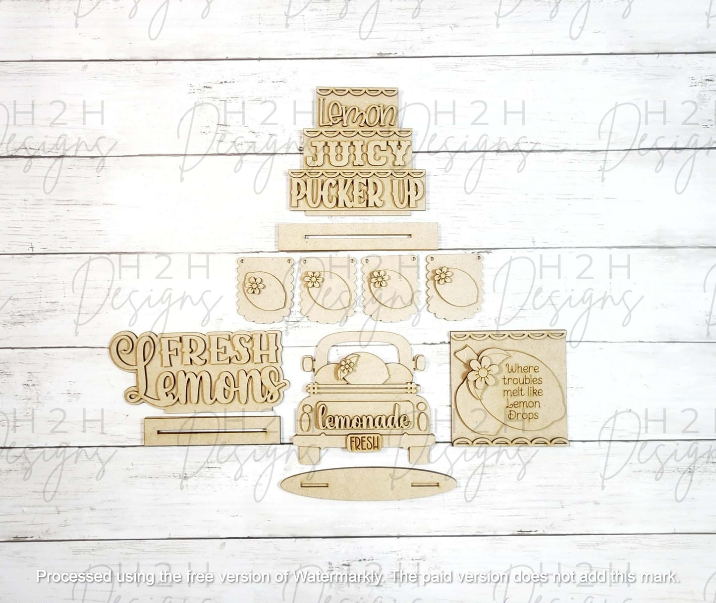 Lemonade Summer Decor Set