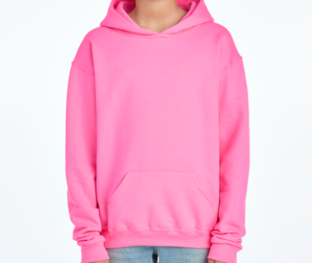 Be Kind Rainbow Pink Hoodie - Youth