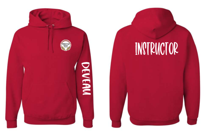 Red Adult Unisex Hoodie