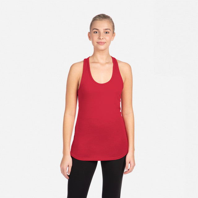 Red Ladies Racerback Tank Top