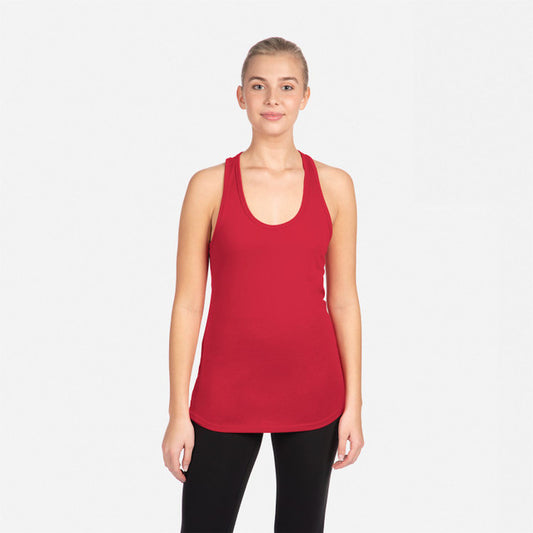 Red Ladies Racerback Tank Top