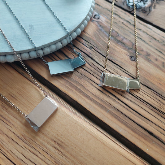 Personalized Envelope Hidden Message Necklace