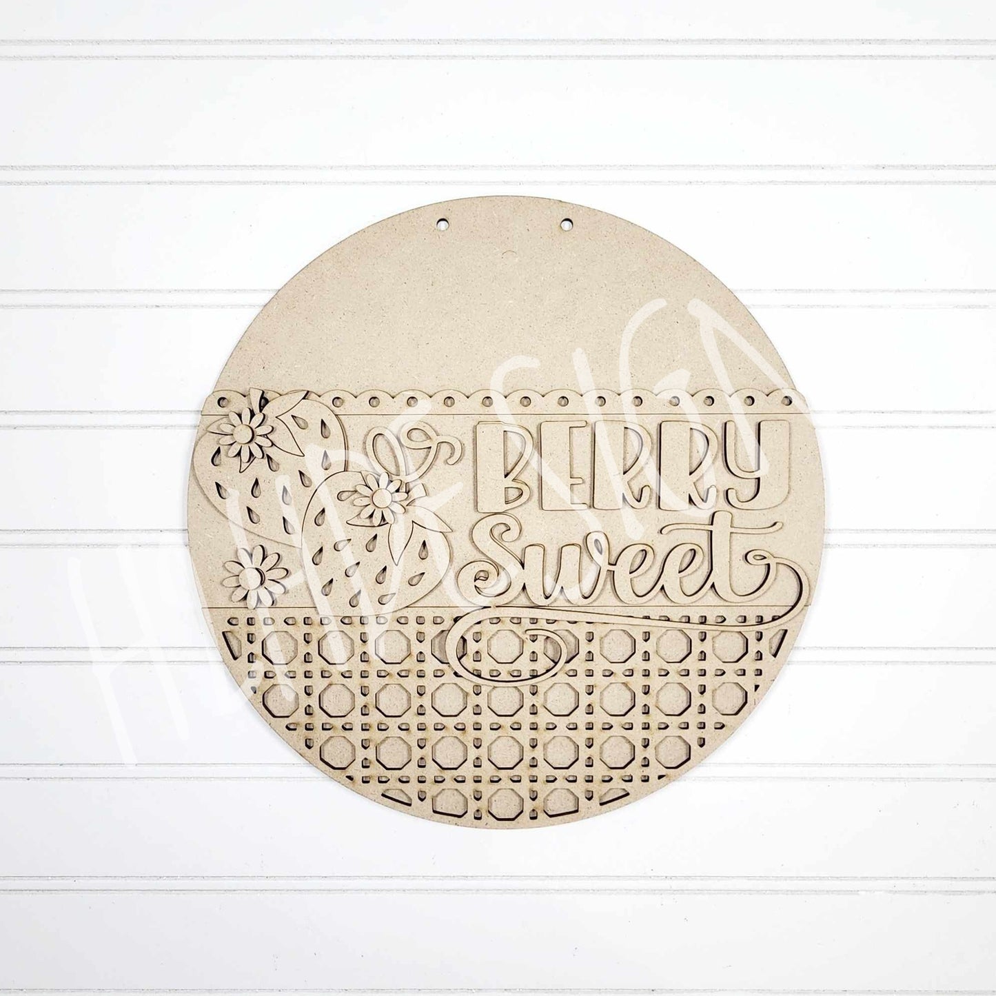 Round Door Sign Project