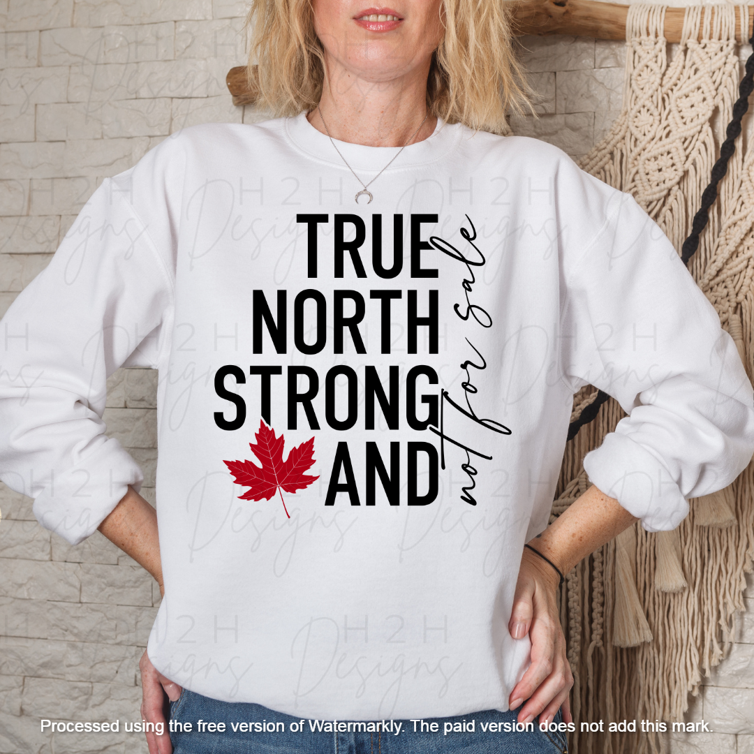 White True North Crewneck