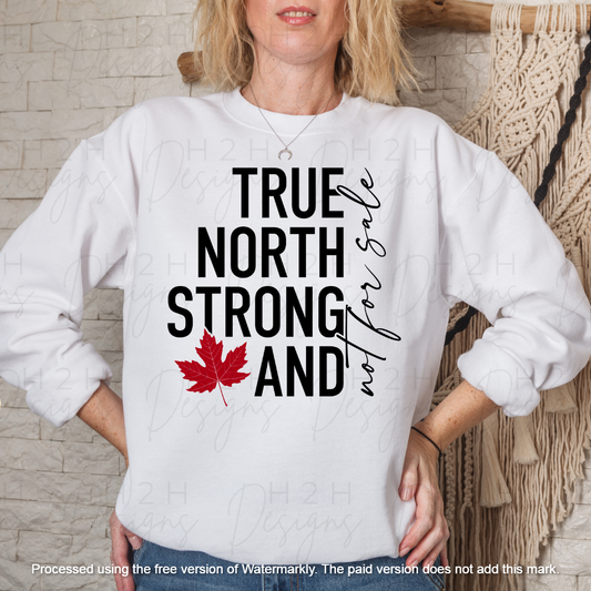 White True North Crewneck