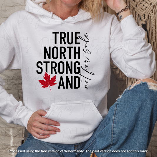 White True North Hoodie
