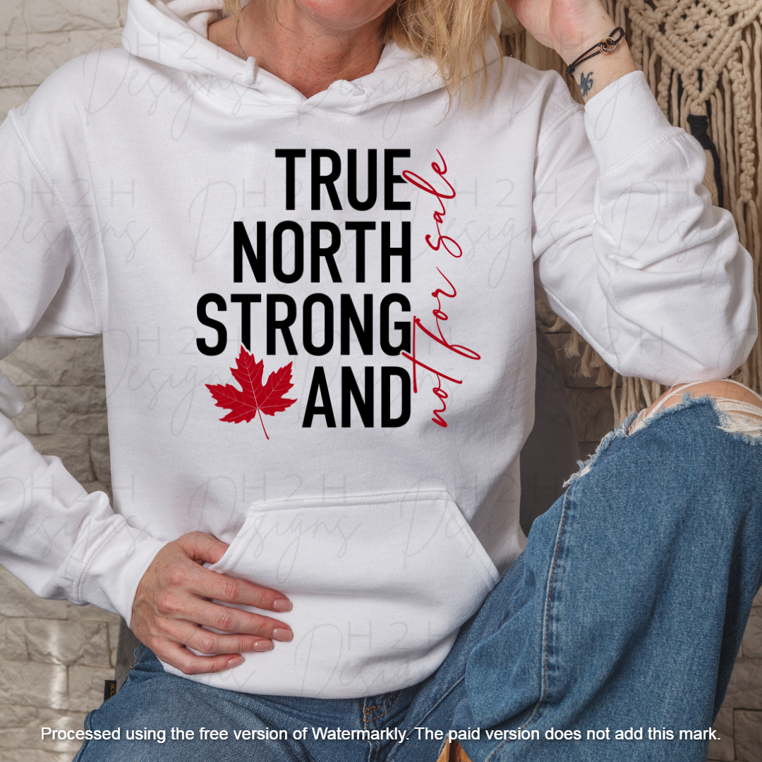White True North Hoodie