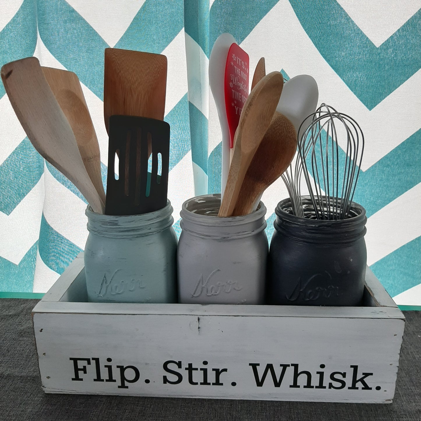 Flip Stir Whisk Utensil Holder