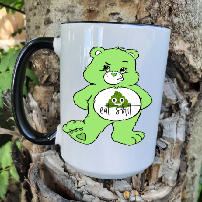 Green Eat Shit Swear Bear