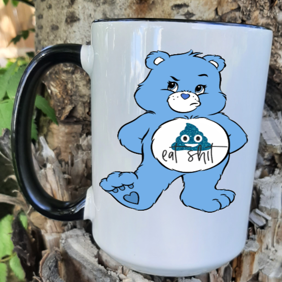 Blue Eat Shit Swear Bear