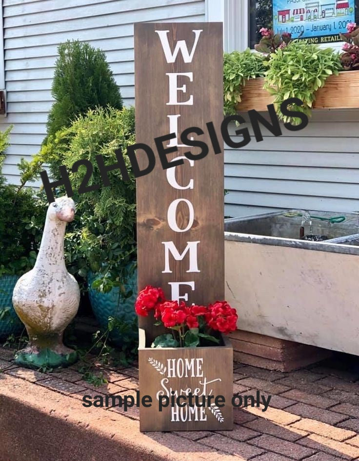 Porch Sign Planter