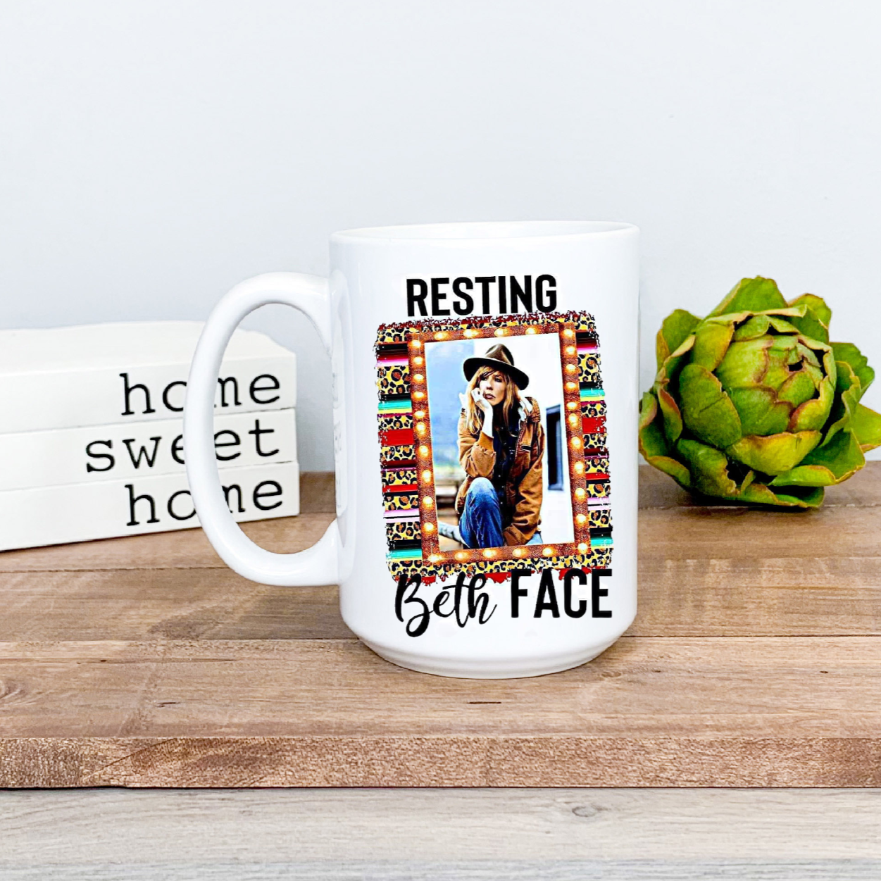 Resting Beth Face Mug